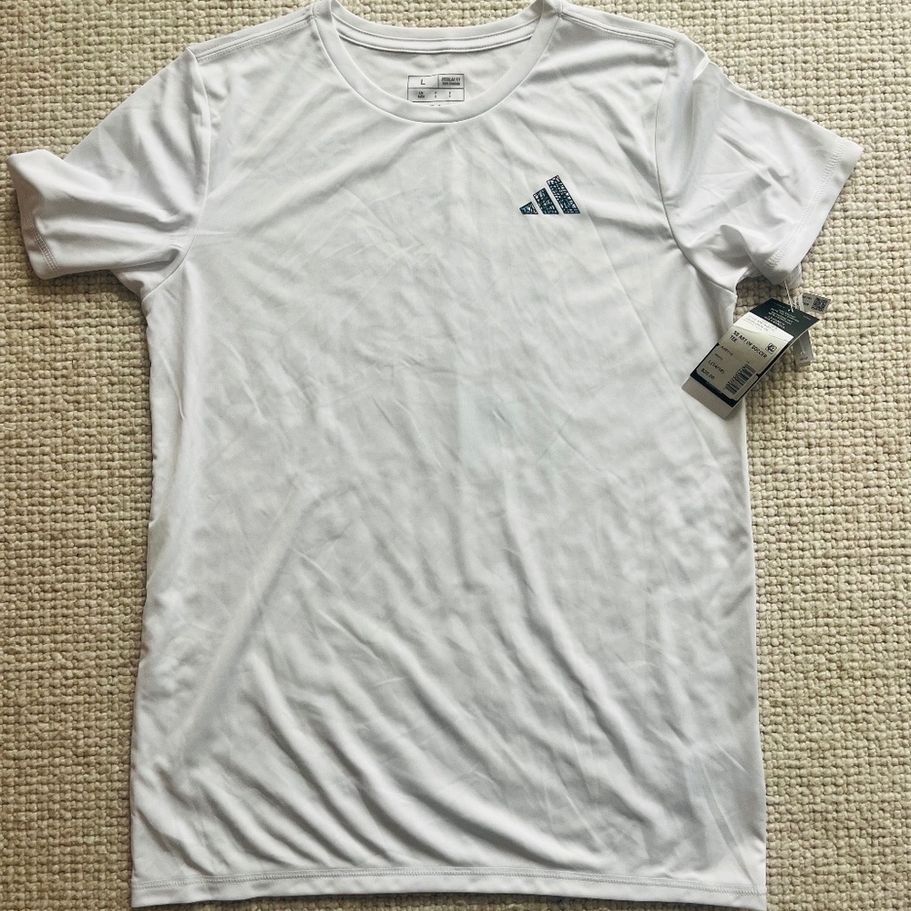 Boys Adidas Soccer Performance T Shirt (L)